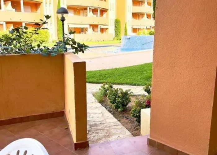 아파트 Escapada Costera En - Mediterraneo Ii Con Piscina